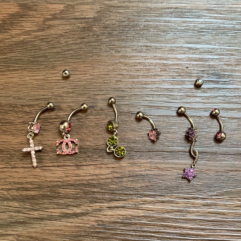 Cross and CC - 💍 Fashion Jewel (belly button piercing)